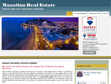 Tablet Screenshot of mazatlan-realestate.com